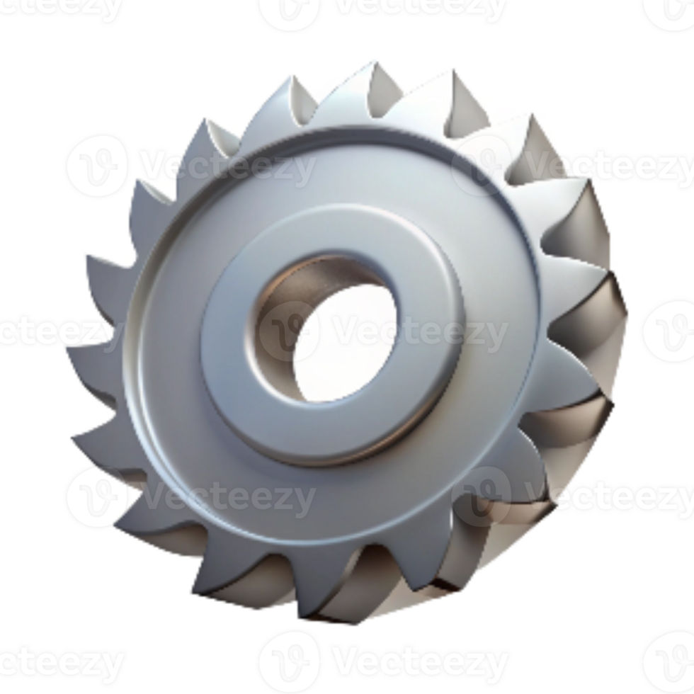 elegant vintage Saw Circular Blade Detail Transparent Background high resolution png