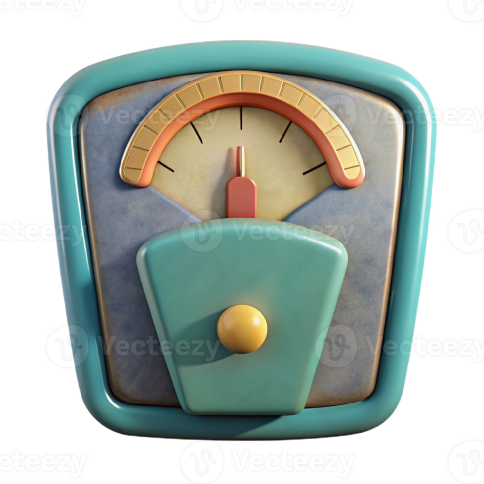 vibrant minimalist Scale Digital Weight Measurement Cutout original png