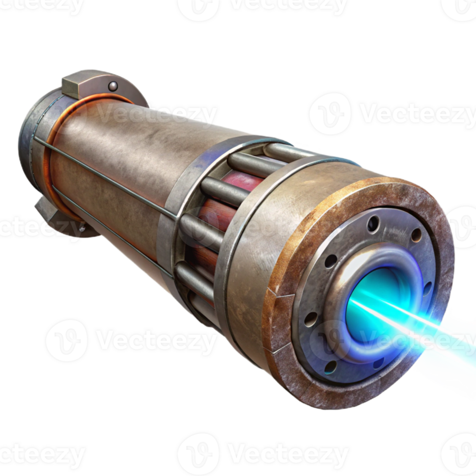 dramatic classic Sci Fi Laser Beam Transparent Background png