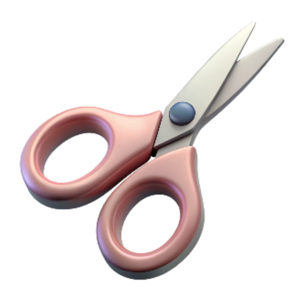magnificent abstract Scissors Sharp Blades Isolated exclusive png