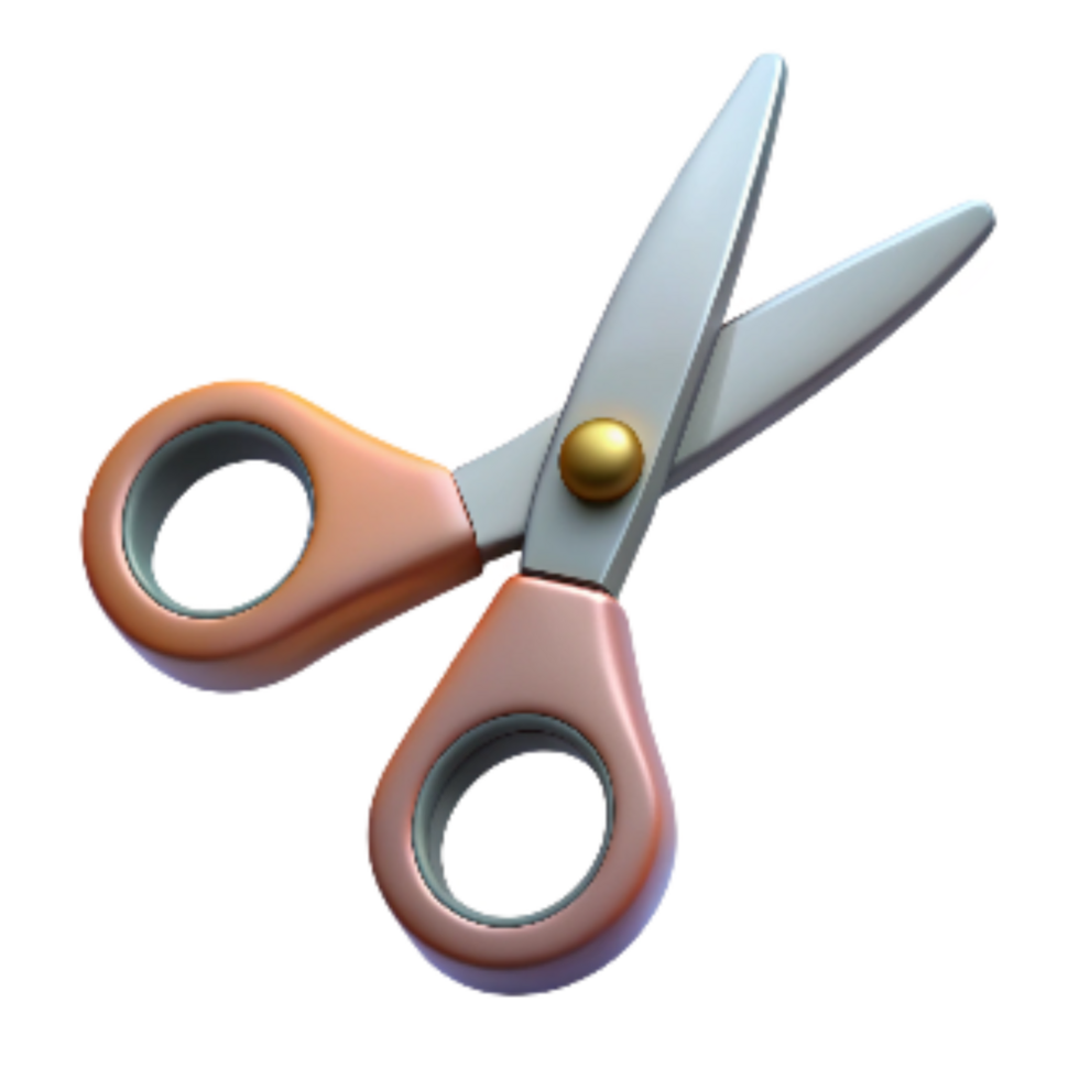 serene traditional Scissors Sharp Blades Isolated high quality png