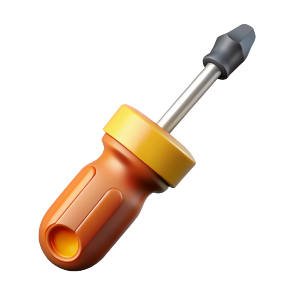 impressive abstract Screwdriver Magnetic Tip Holding Screw Isolated exclusive png