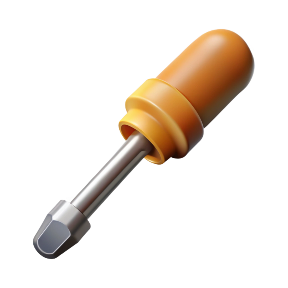 elegant classic Screwdriver Side View Isolated Element professional png