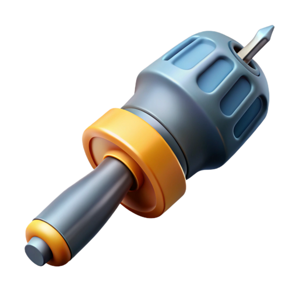 wonderful minimalist Screwdriver Turning Screw Detail View Cutout original png