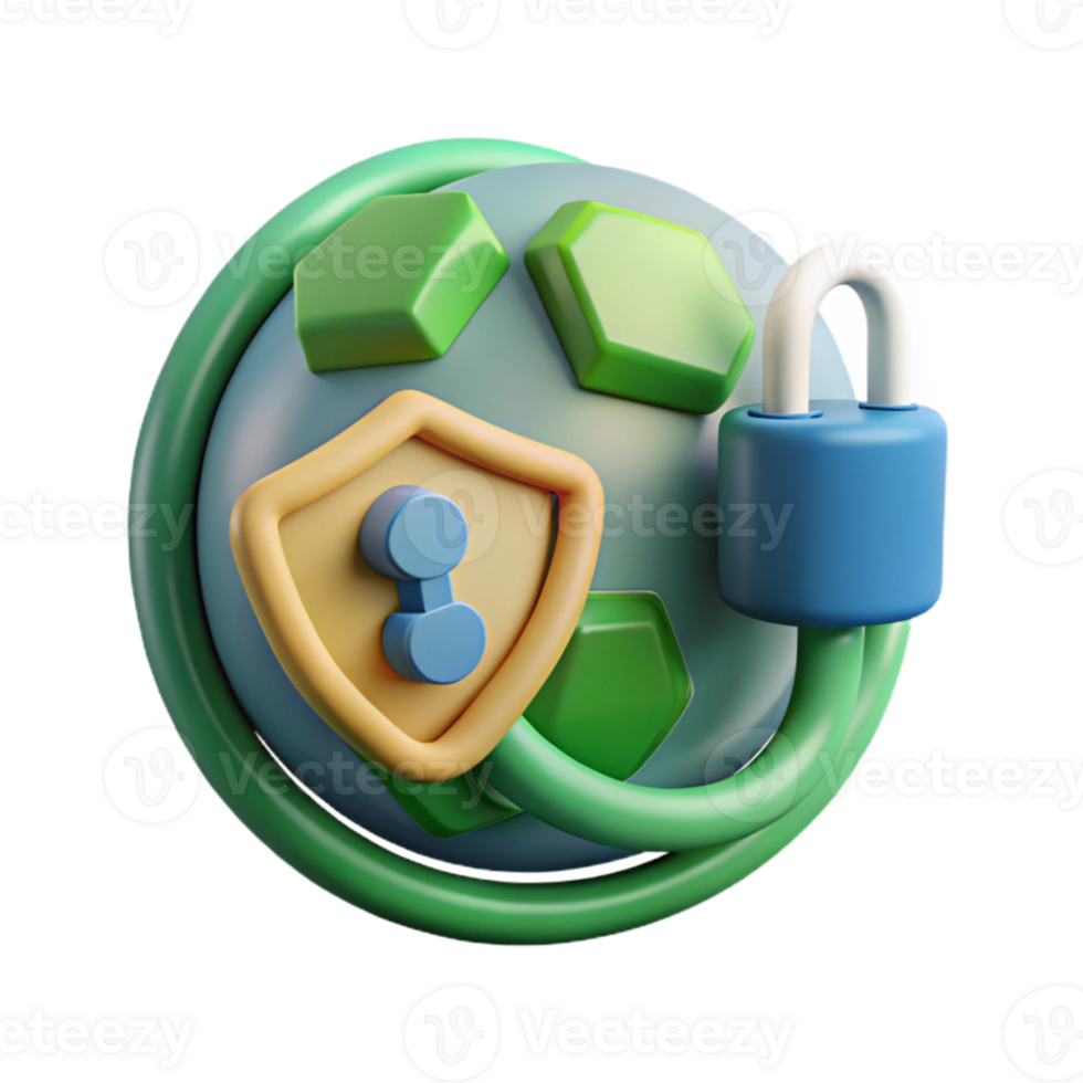 serene classic Secure Network Connection Icon Blue Cables Isolated professional png
