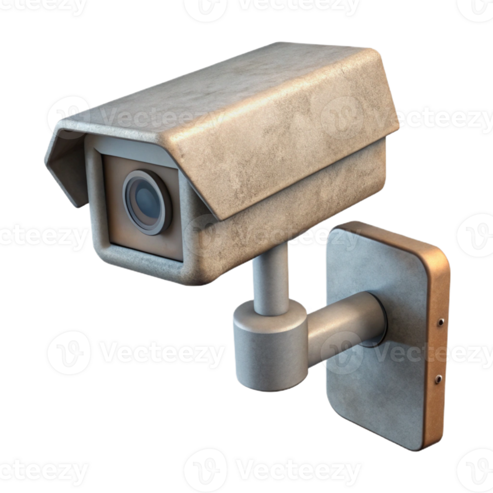 vibrant classic Security Camera Street Corner Transparent Background detailed png