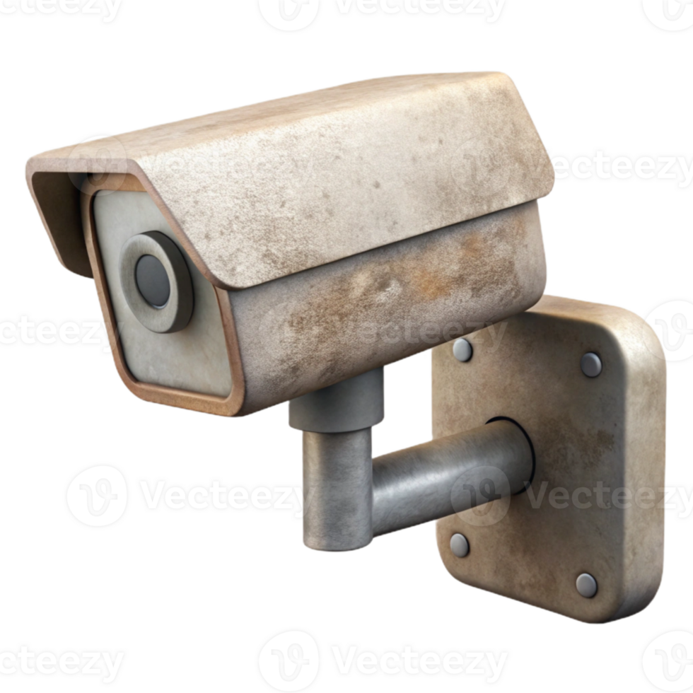 wonderful abstract Security Camera Wall Mounted Angled View Transparent Background high quality png