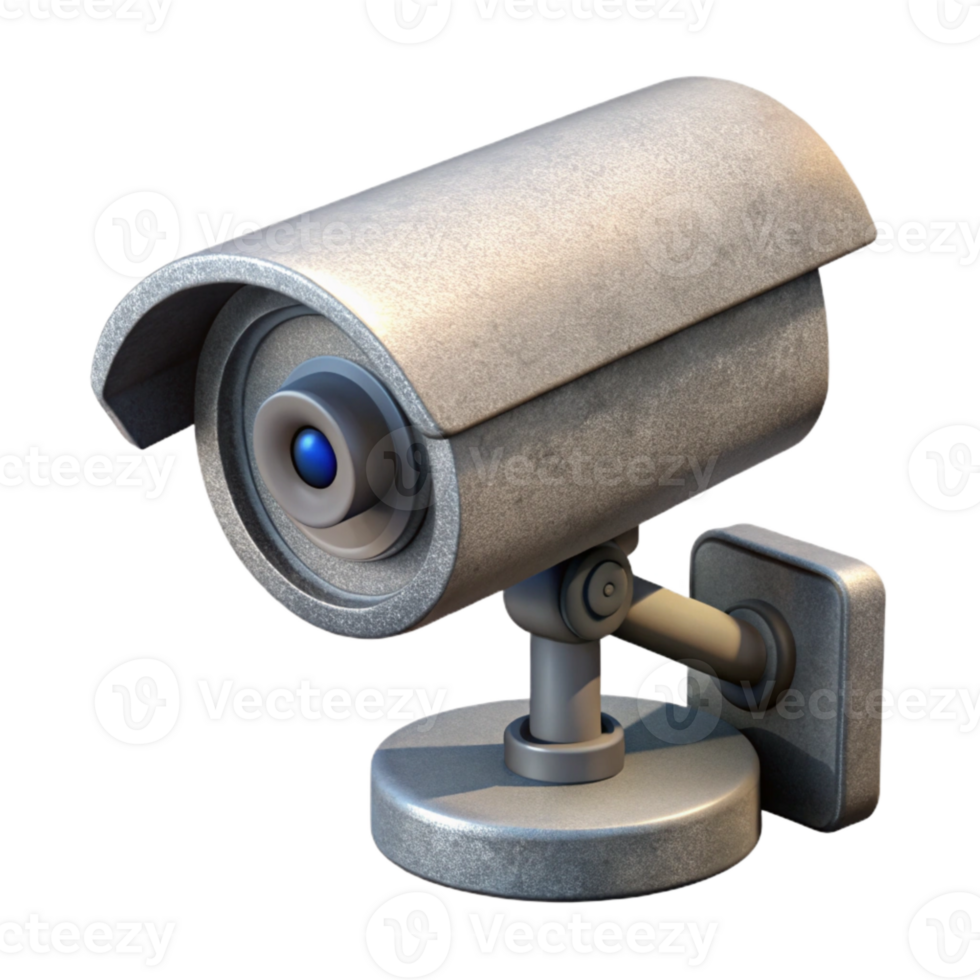 stunning traditional Security Camera with Rotating Base Isolated Element png