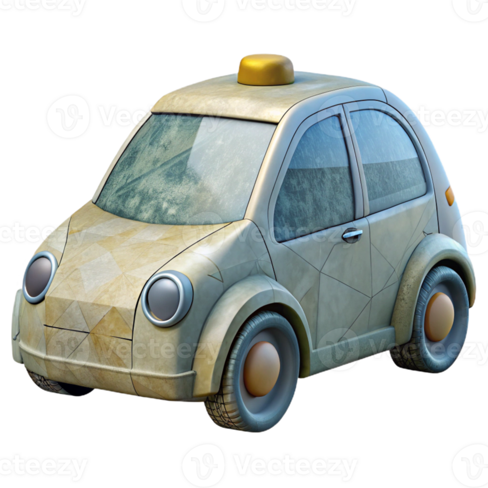 magnificent traditional Self Driving Car Side View Isolated professional png