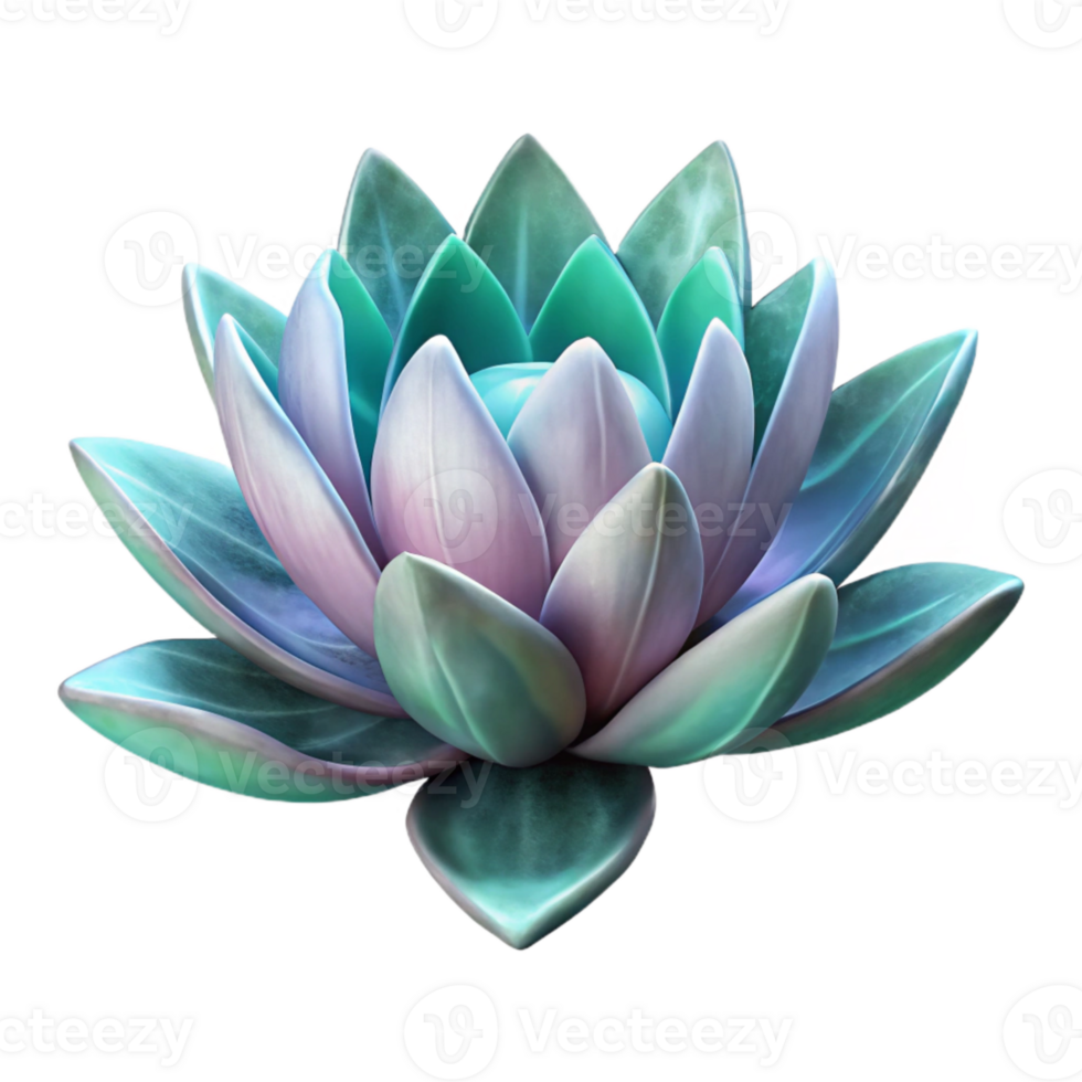 elegant minimalist Serene Lotus Flower Watercolor with Transparent Background original png