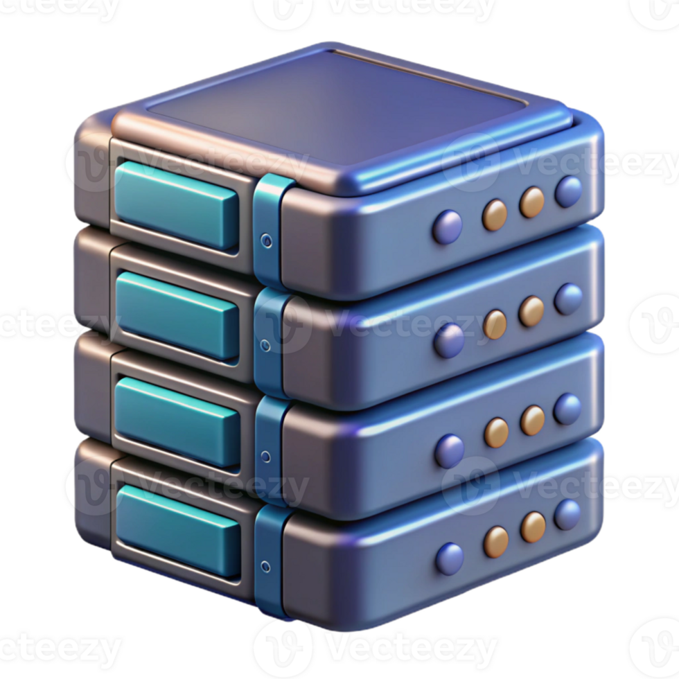 stunning classic Server Rack with Servers Transparent Background high quality png