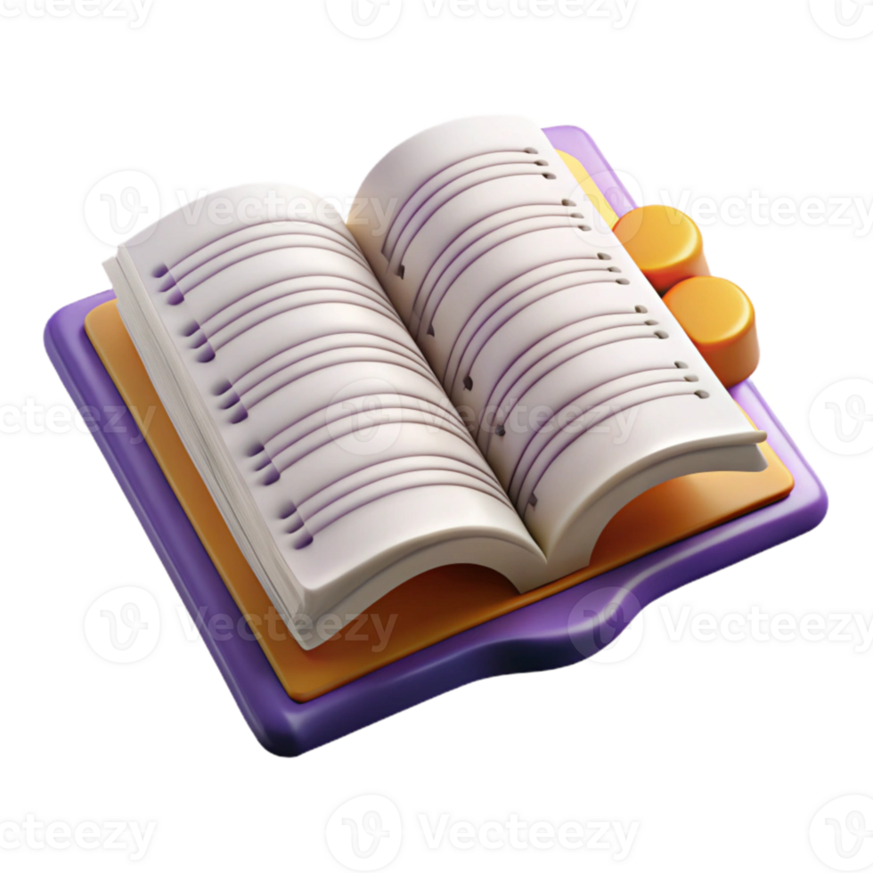 magnificent creative Sheet Music Open Book with Transparent Background high resolution png