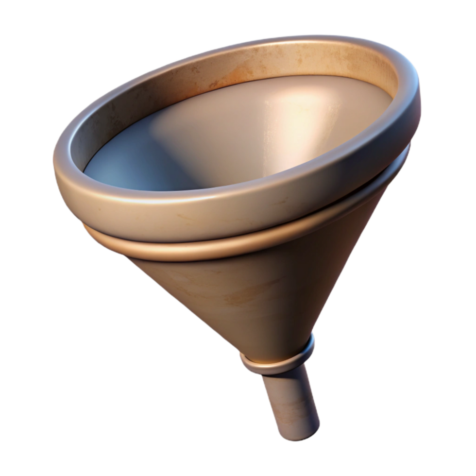 beautiful minimalist Ship Funnel Transparent Background high resolution png