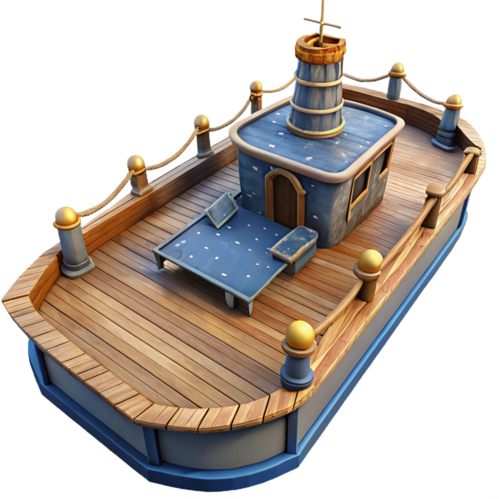 impressive rustic Ship Deck Transparent Background premium png