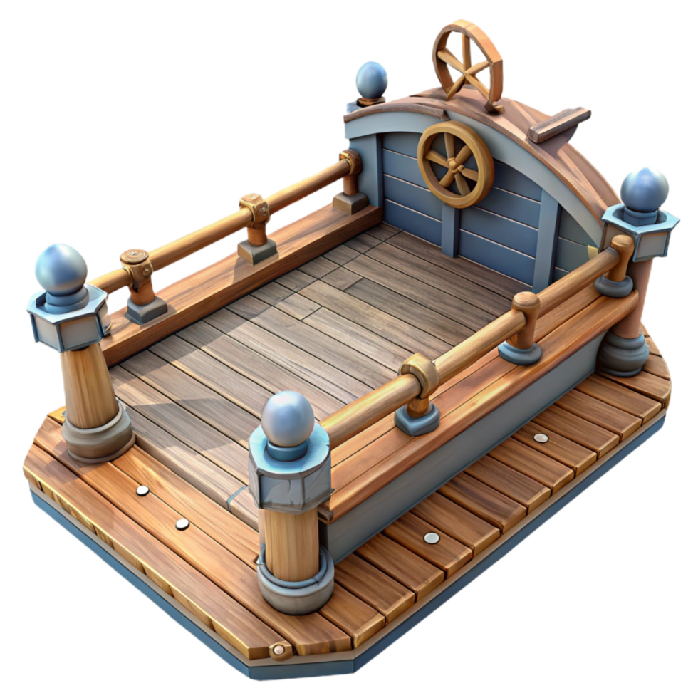 dramatic contemporary Ship Deck Transparent Background high resolution png
