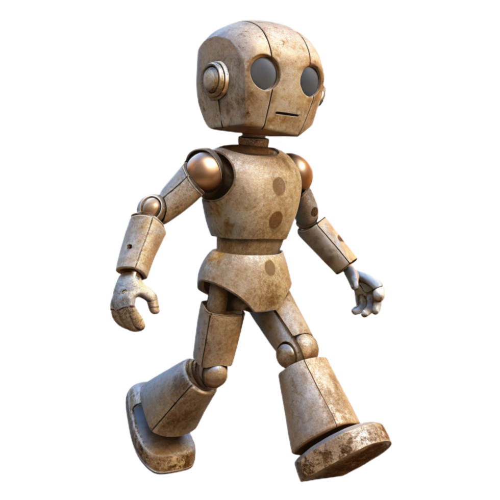 magnificent abstract Side View Walking Robot Silhouette Cutout detailed png