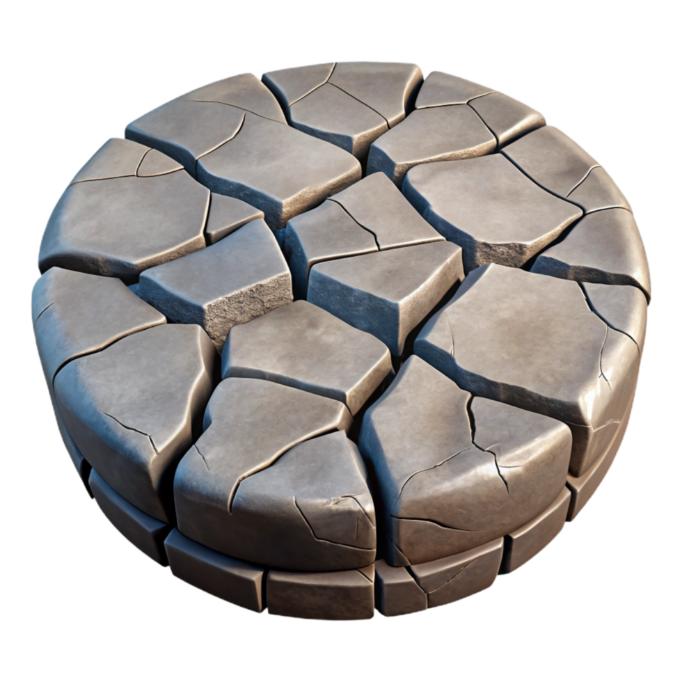 stunning abstract Sidewalk Crack Texture Close Up Transparent Background detailed png