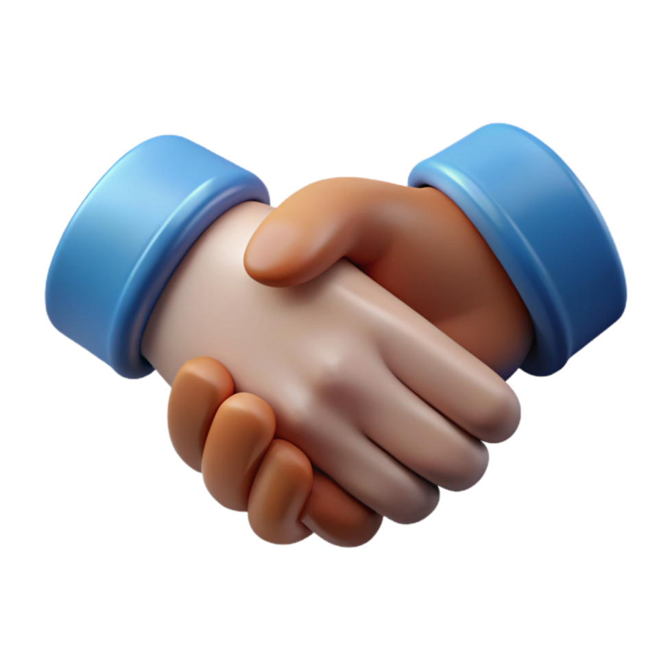 beautiful vintage Silhouette of Handshake on Agreement Transparent Background high quality png