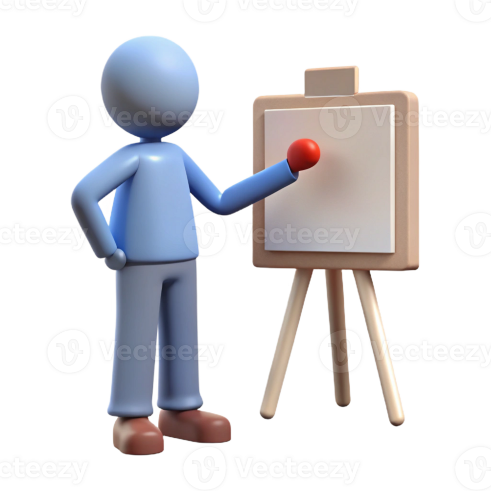 magnificent traditional Silhouette of Person Giving Presentation Cutout detailed png