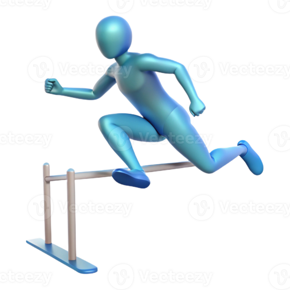 wonderful classic Silhouette of Person Jumping Cutout Element png
