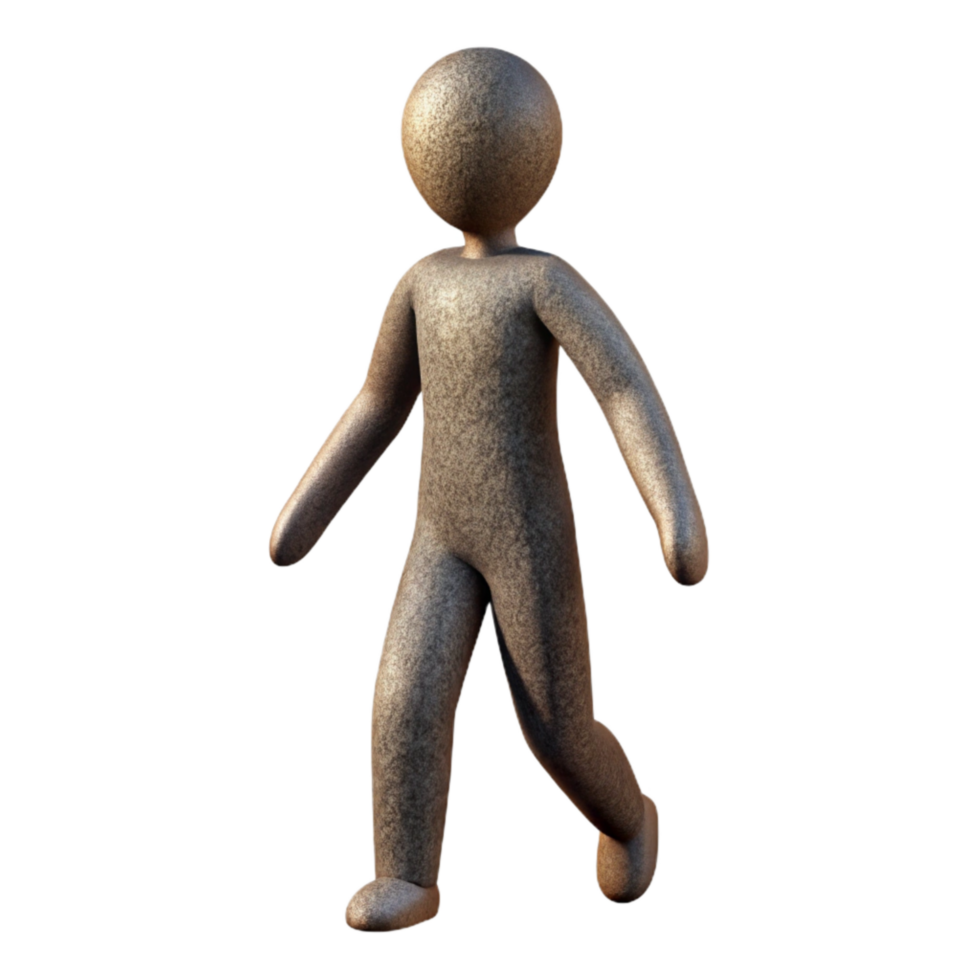 magnificent artistic Silhouette of Person Leading Isolated png