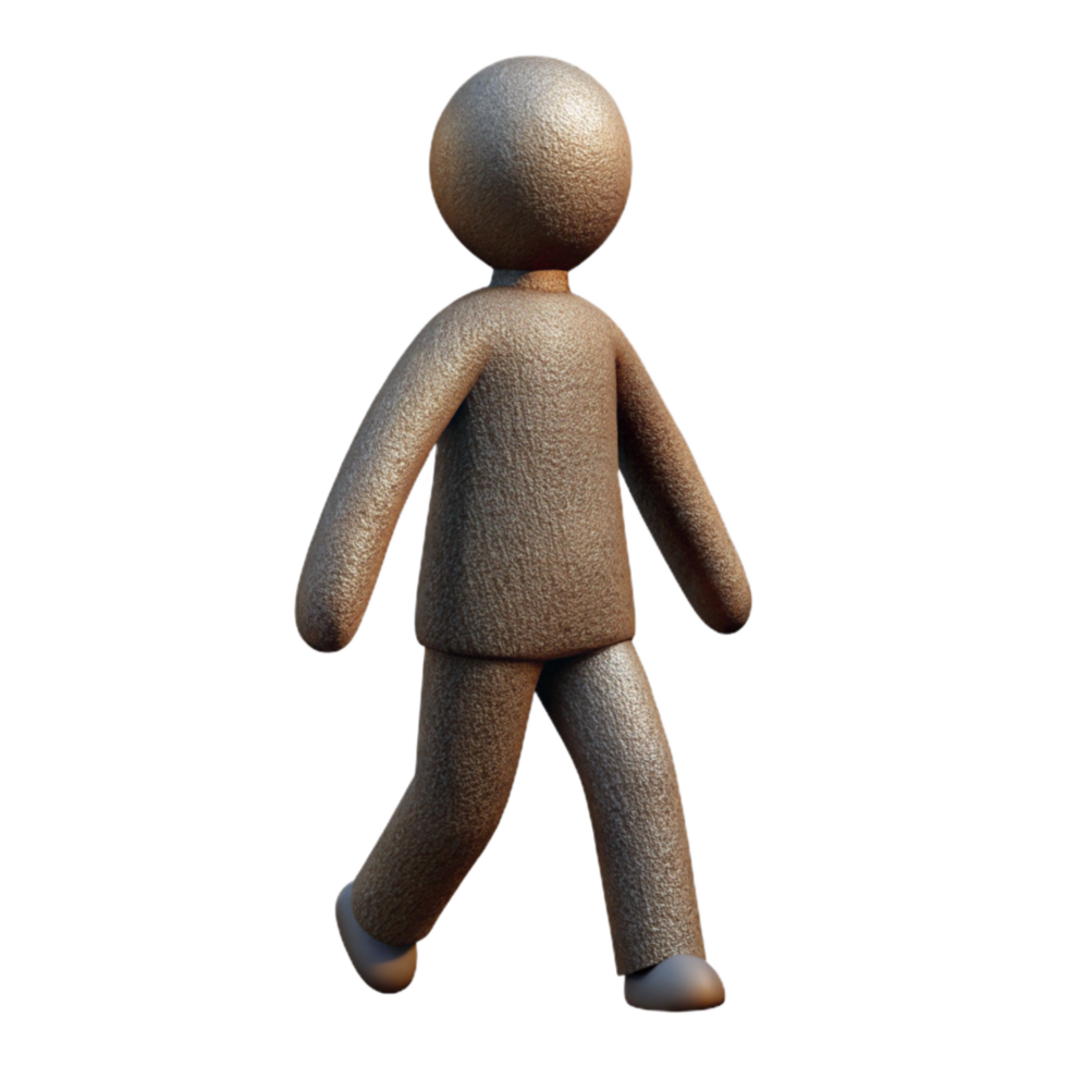 extraordinary minimalist Silhouette of Person Leading Isolated professional png