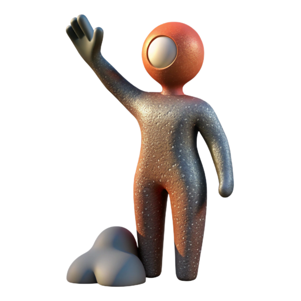 impressive classic Silhouette of Person Reaching Up Cutout detailed png