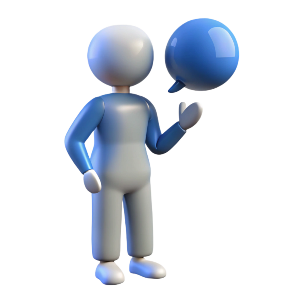 beautiful classic Silhouette of Person Speaking Transparent Background high quality png