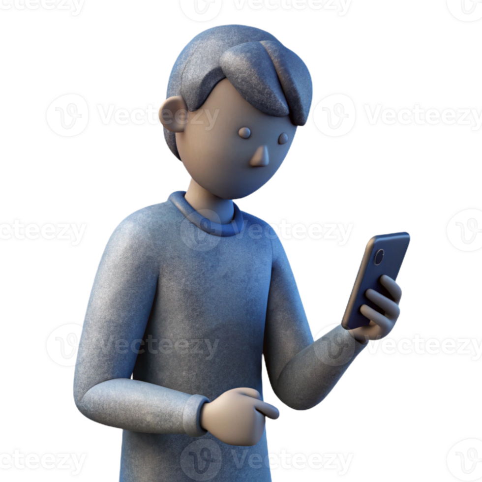 stunning minimalist Silhouette of Person Using Smartphone Cutout original png