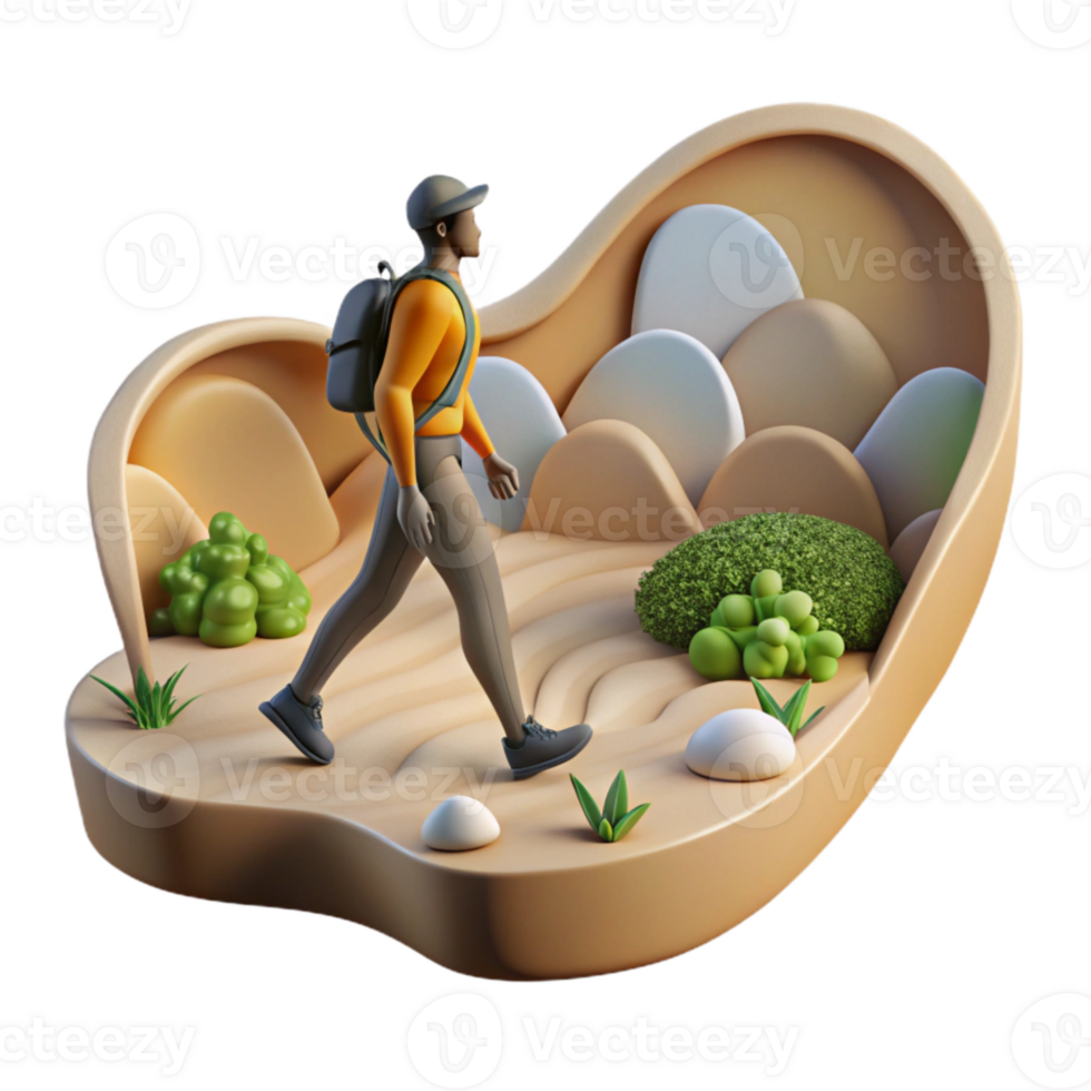 extraordinary abstract Silhouette Person Walking in Nature Cutout high resolution png