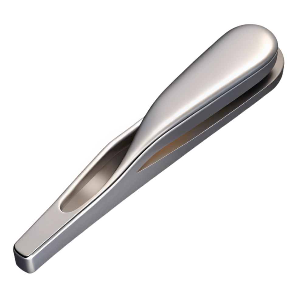 magnificent traditional Silver Tweezers Slanted Tip Isolated Cutout high resolution png