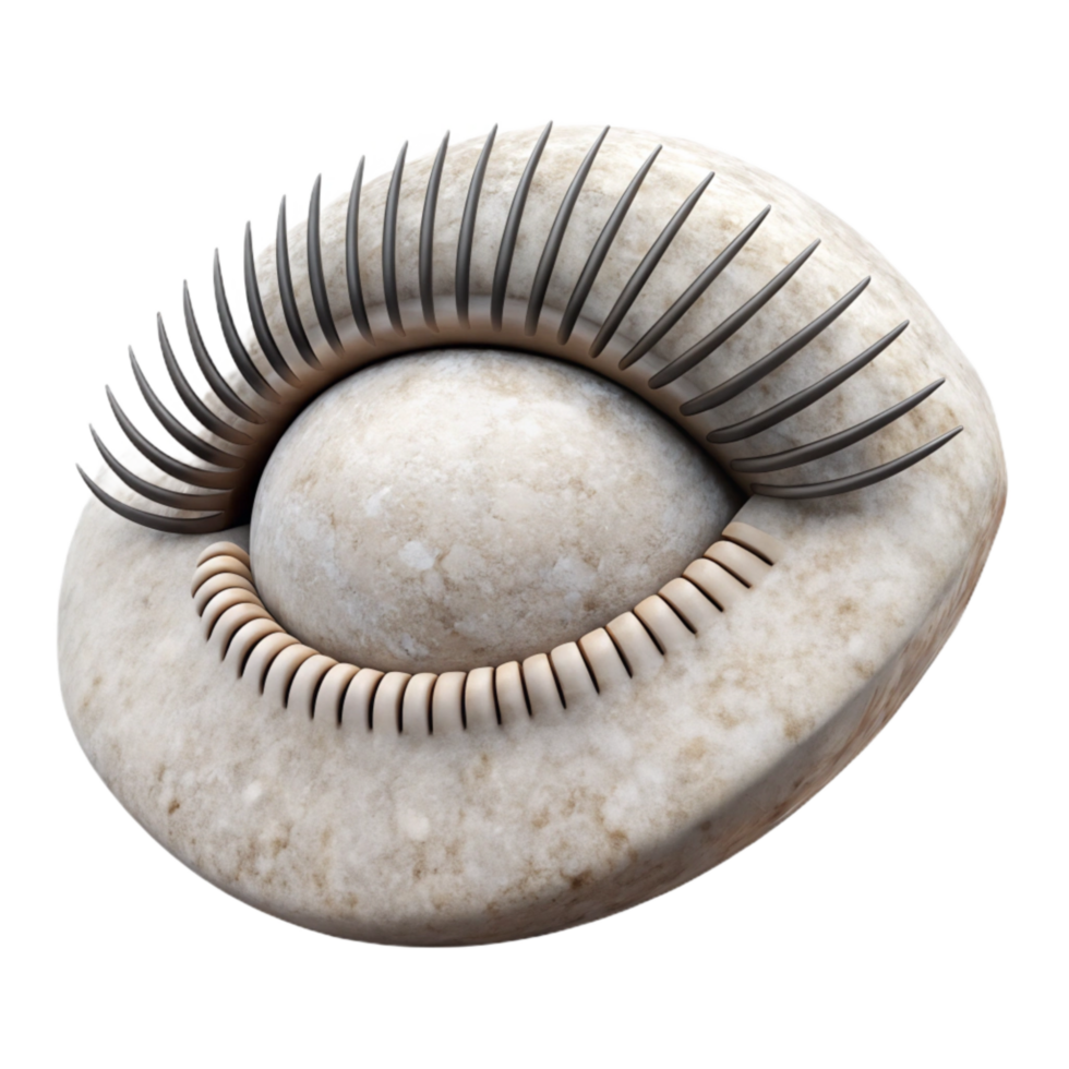 extraordinary creative Simple Line Art Eye with Long Lashes Cutout exclusive png
