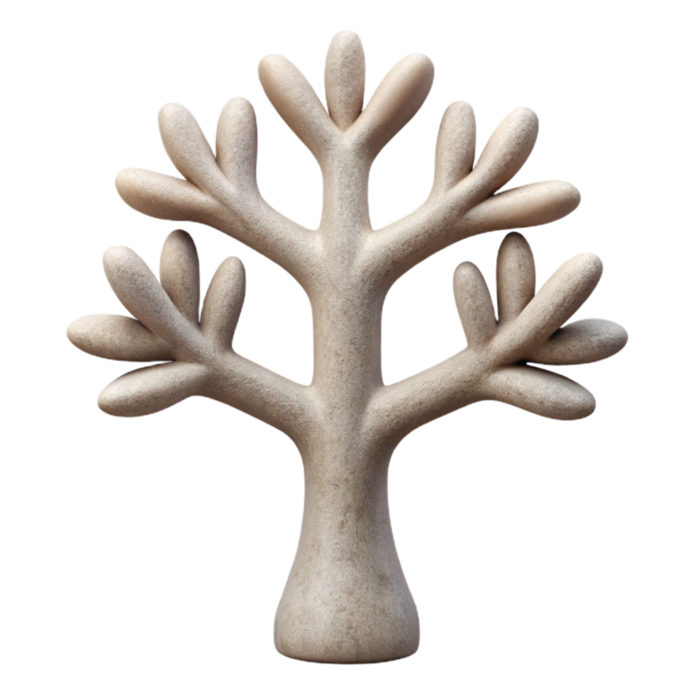 impressive vintage Simple Line Art Tree with Roots Element professional png