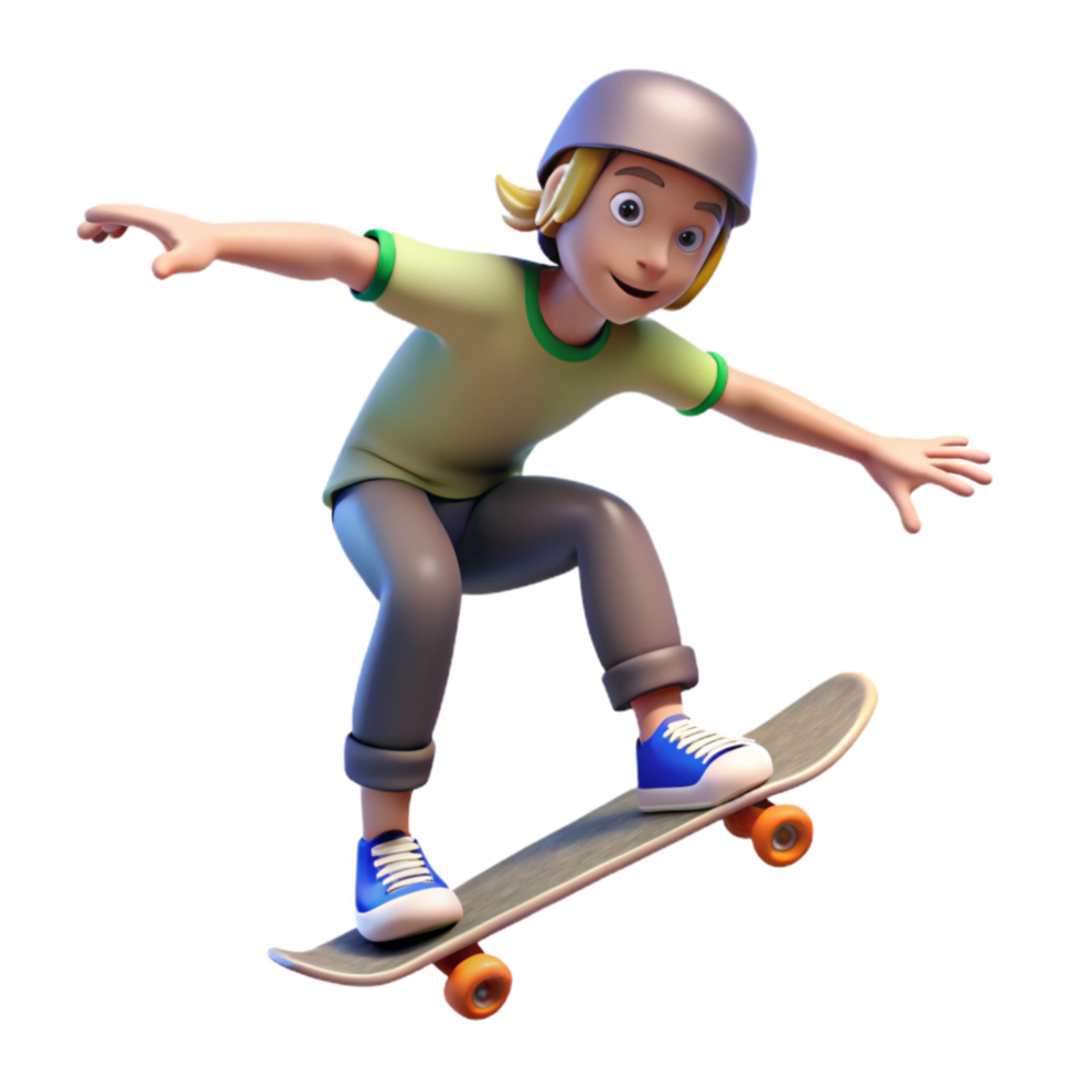 extraordinary contemporary Skateboarder City Street Trick Transparent Background png