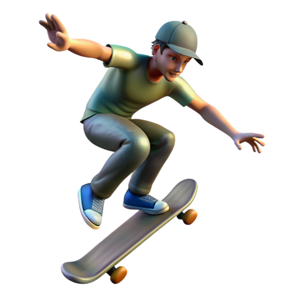 magnificent rustic Skateboarder Silhouette Mid Air Cutout Element high quality png