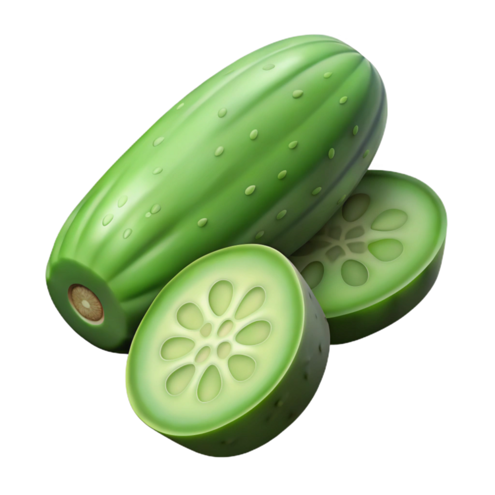 stunning classic Sliced Cucumber Isolated Refreshing Vegetable high resolution png