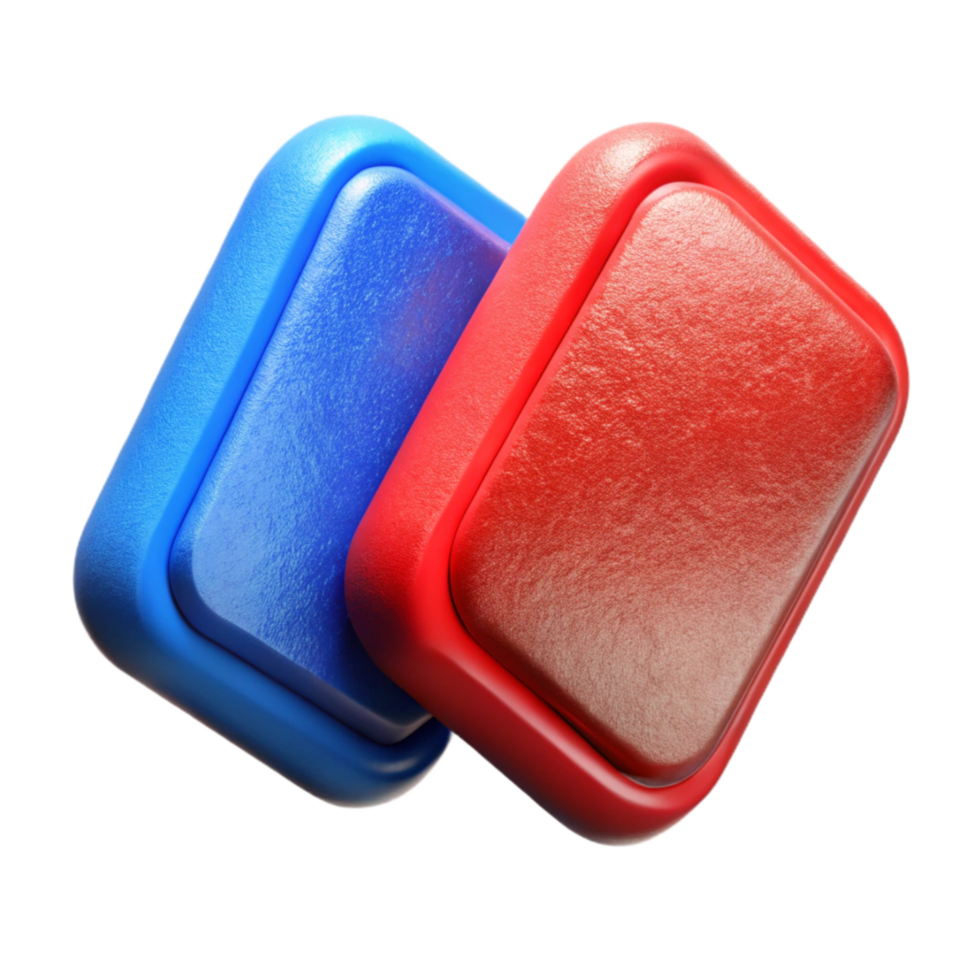 stunning abstract Slides for Kids Bright Red and Blue Transparent Background png