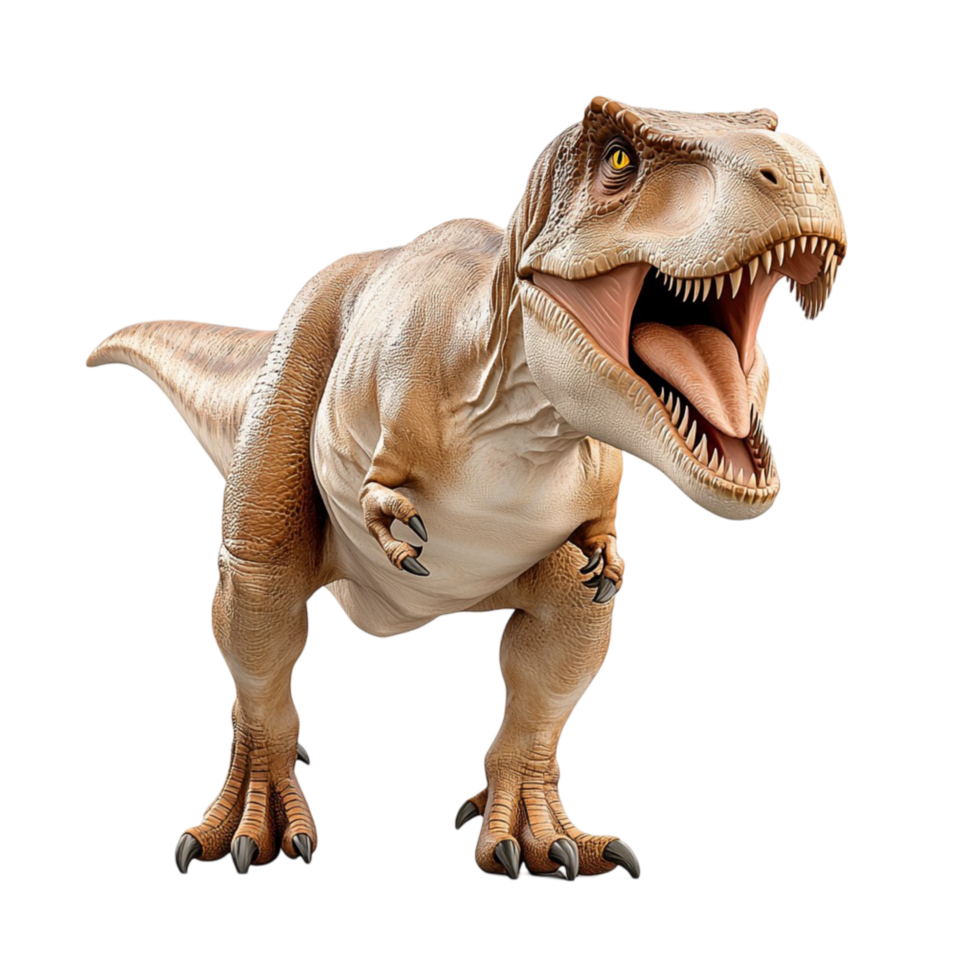 Fierce Tyrannosaurus rex with its mouth open png