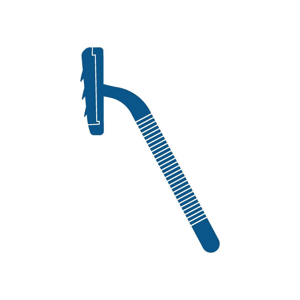 shaving razor icon logo flat design vector