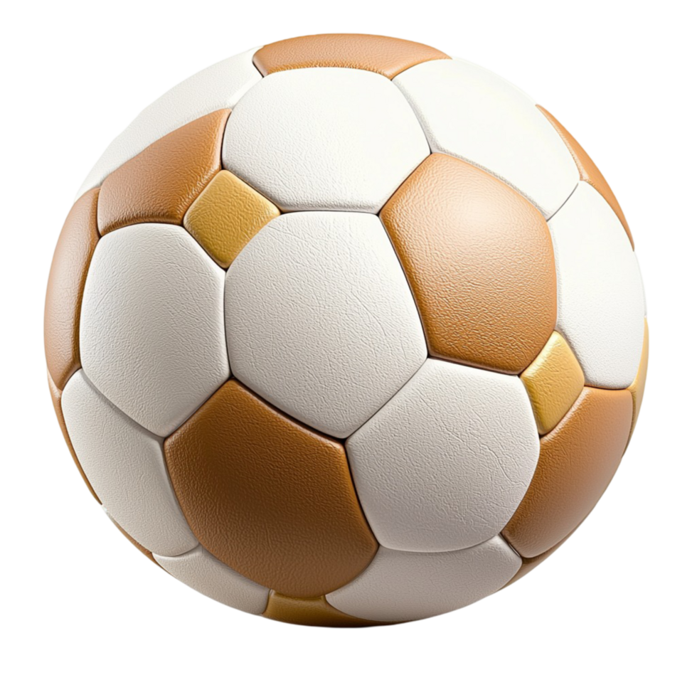 soccer ball with gold and white hexagonal patterns png
