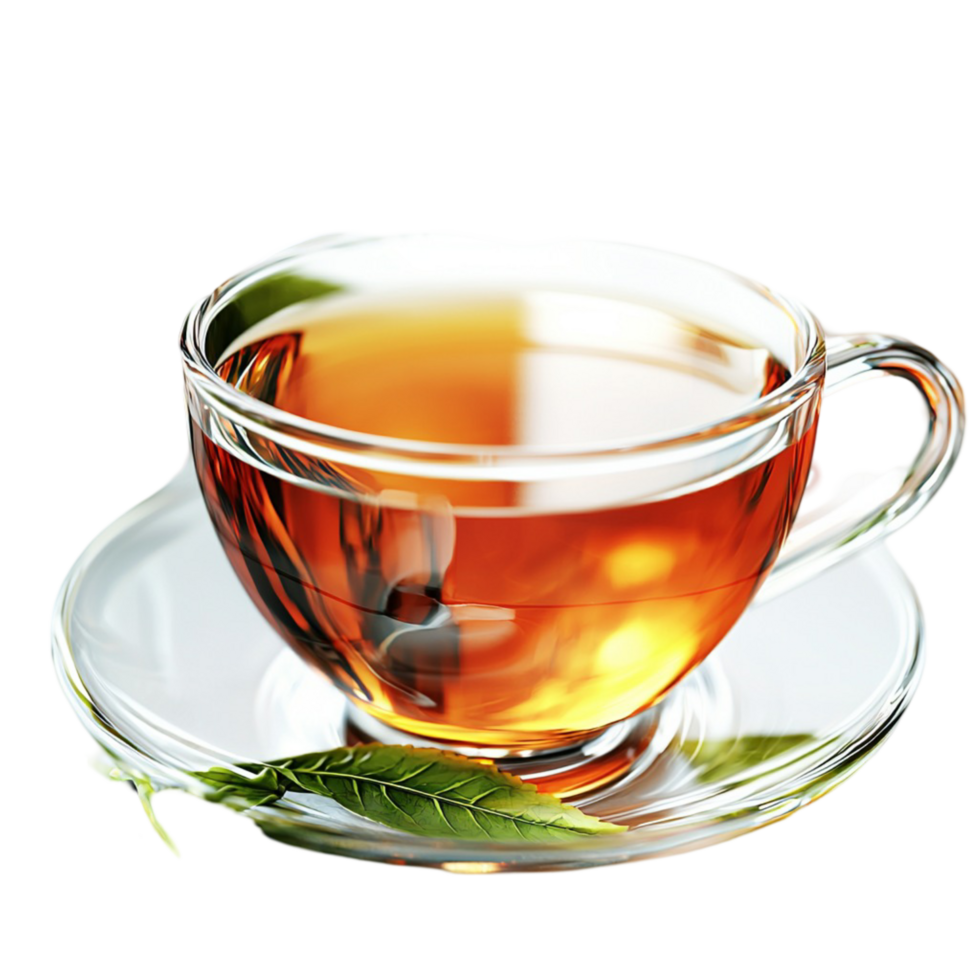 glass cup filled with herbal tea png