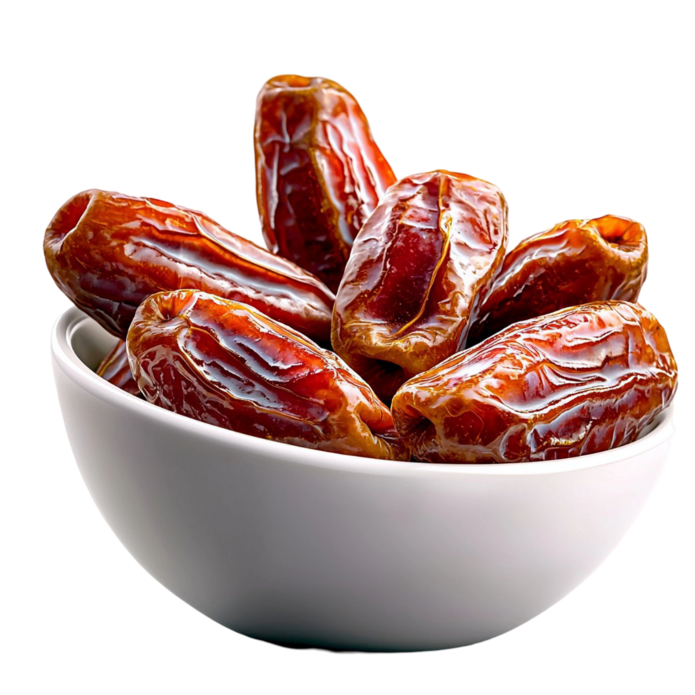 Plump shiny tes piled high in a clean white bowl png