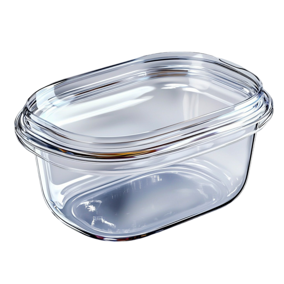 plastic food container with a secure airtight lid and glossy finish png
