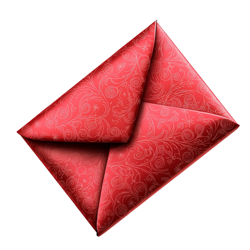 Luxurious red envelope an embossed pattern png