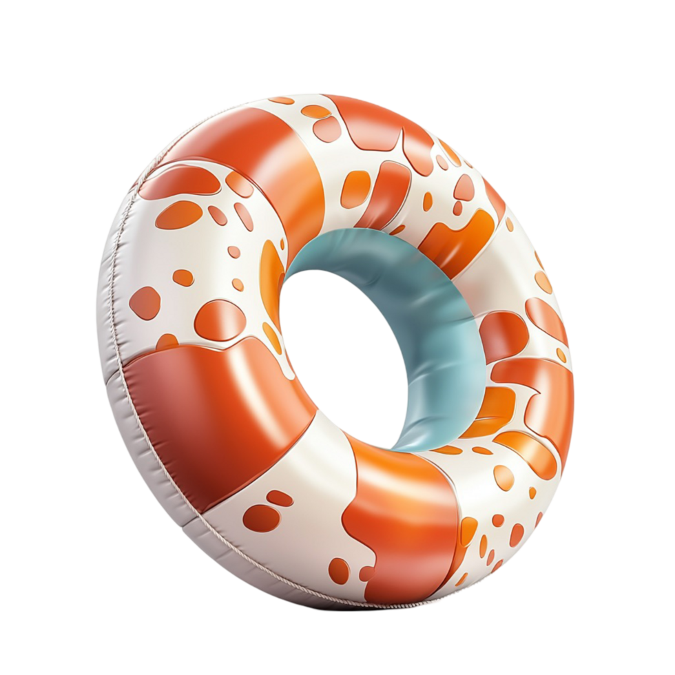 orange and white lifebuoy splashes of water patterns png