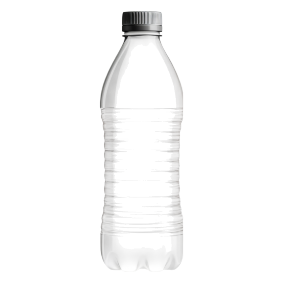 Clear Plastic Water Bottle Isolated on for Design png