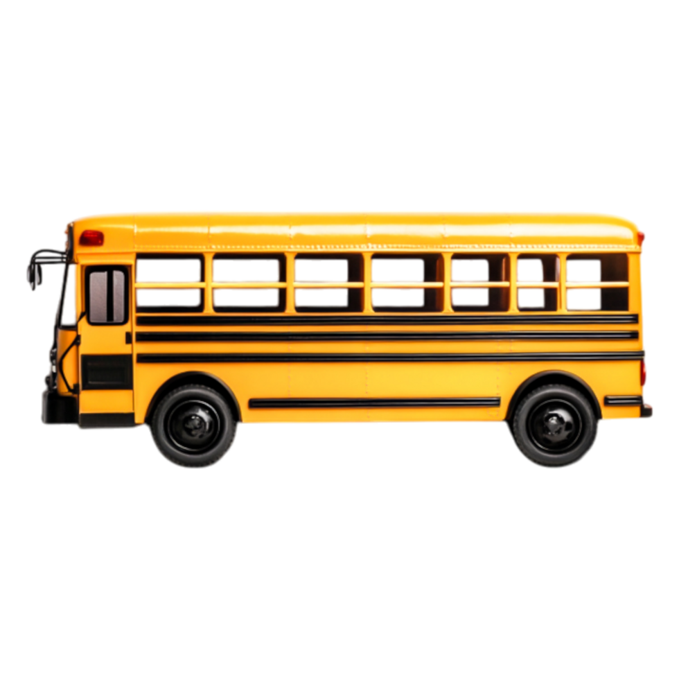 Classic Yellow School Bus Model Toy For Educational Play And Fun png