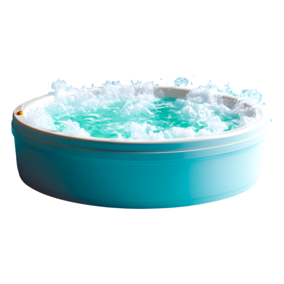 Relaxing Spa Experience with Bubbling Water in a Modern Design png