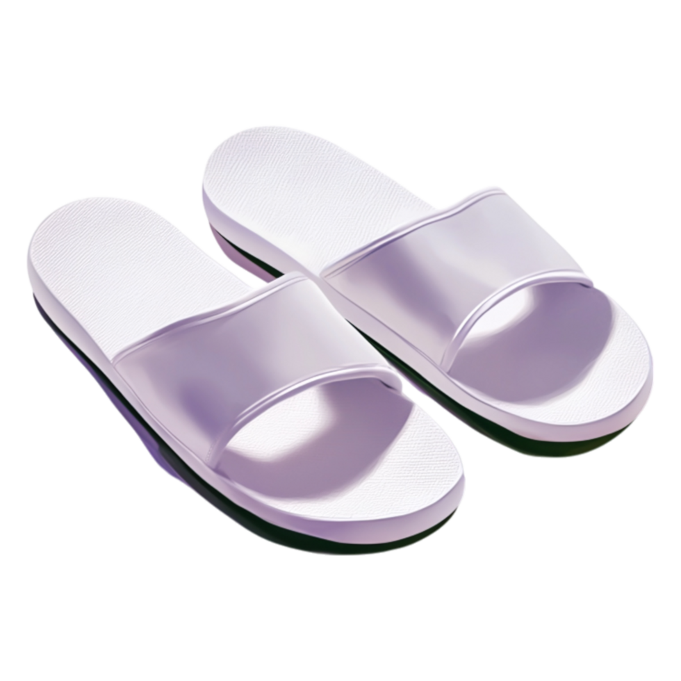 Transparent Slide Sandals Ideal for Summer and Casual Footwear png