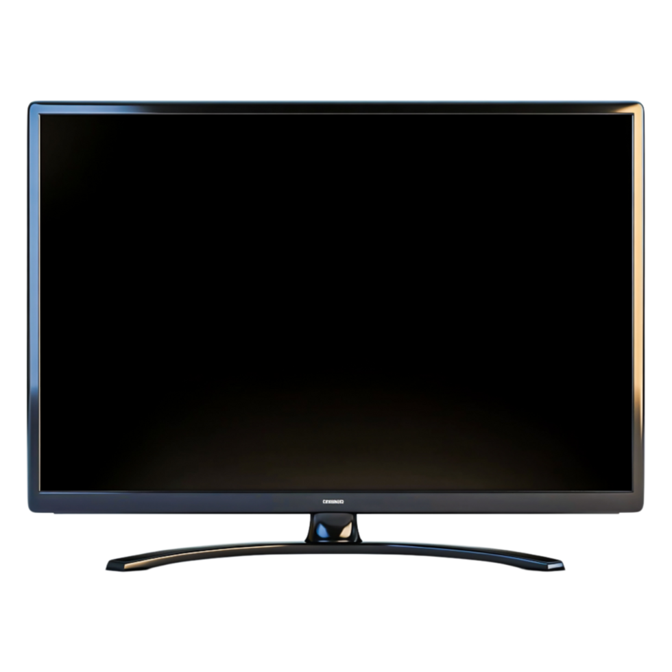 Modern Flat Screen TV with Sleek Design and No Visible Display png